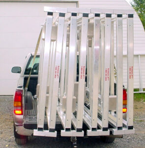 Example of Over Hundred feet of Dock kit in pickup truck. From Store to shore made easy.